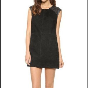 True Religion Black Mod Shift Dress, Lamb leather, Size: Small, New with tags